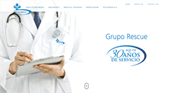 Desktop Screenshot of gruporescue.com