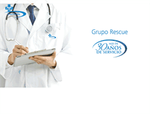 Tablet Screenshot of gruporescue.com